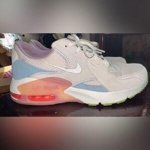 Nike Women's Sneakers - Cream, Green, Pink, Purple, and Blue